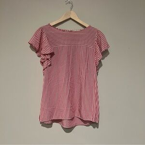 Loft Ruffle Sleeve Blouse